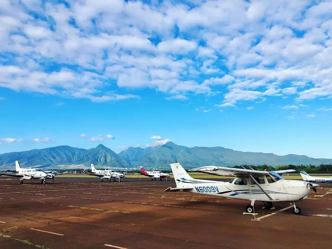 Kahului Airport aerial view